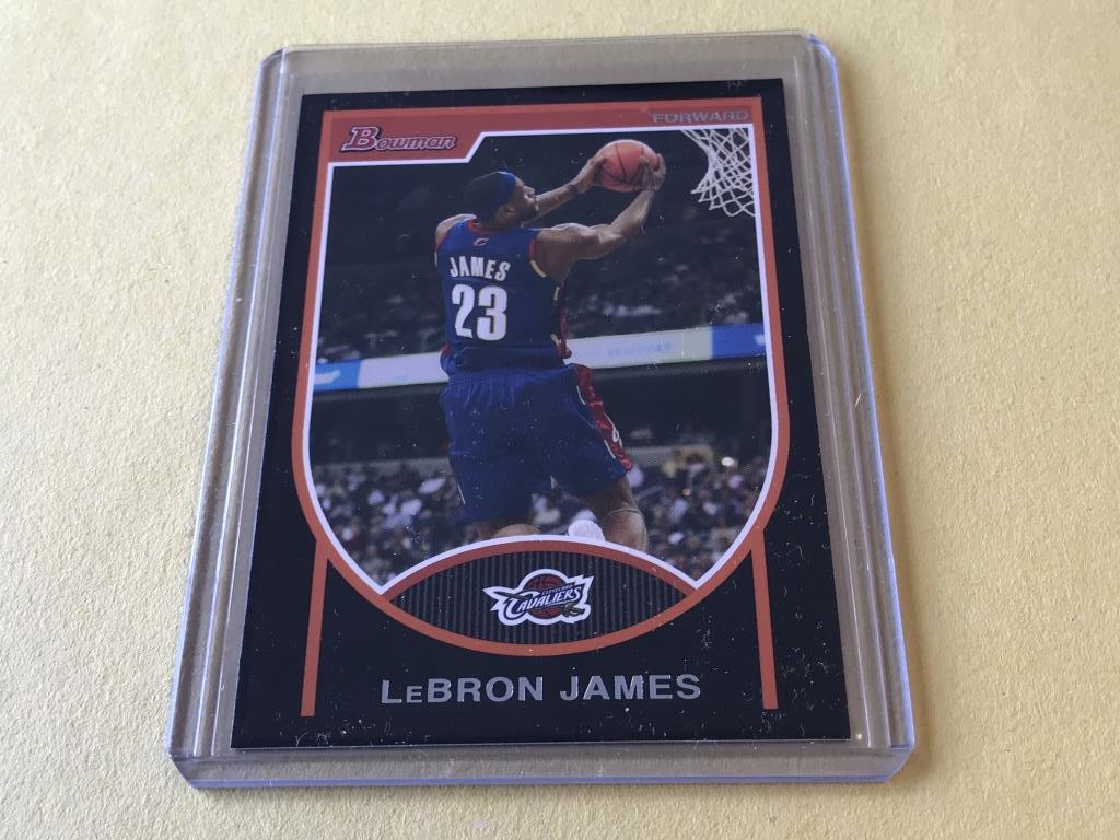 LEBRON JAMES 2007 Bowman Basketball Card