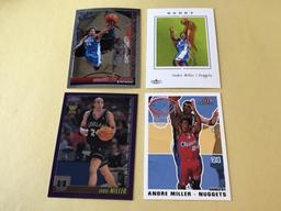 ANDRE MILLER Lot of 4 Basketball Cards