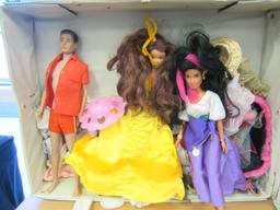 Vintage Barbie & Midge Doll Case w/ Dolls