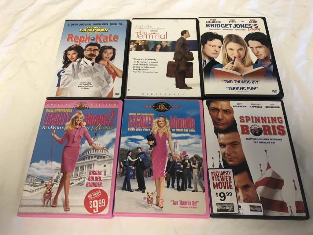 Lot of 12 DVD Movies-Greys Anatony, Legally Blonde