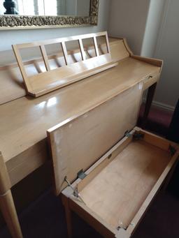 Vintage Aerosonic piano with bench