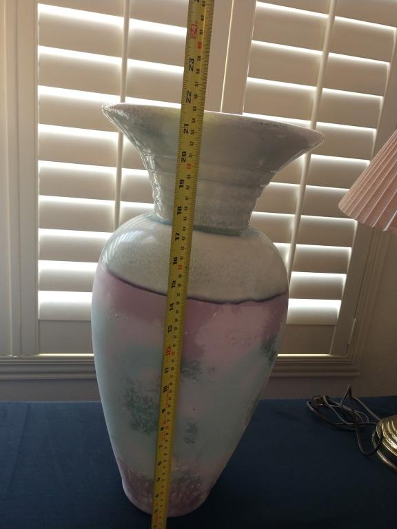 Southwest pottery colors tall vase