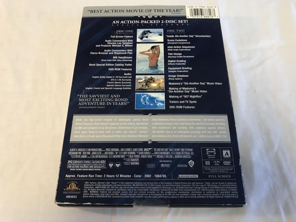 DIE ANOTHER DAY Pierce Brosnan James Bond DVD