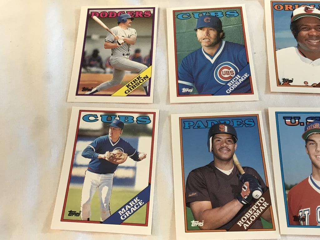 1988 Topps Traded Baseball Set with Mark Grace RC