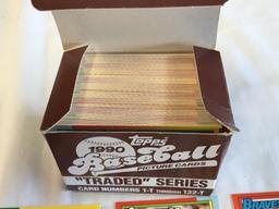 1990 Topps Traded Baseball Complete Set 132 cards