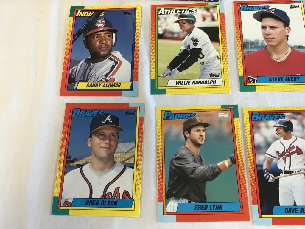 1990 Topps Traded Baseball Complete Set 132 cards