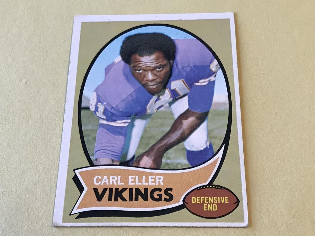CARL ELLER Vikings 1970 Topps Football Card