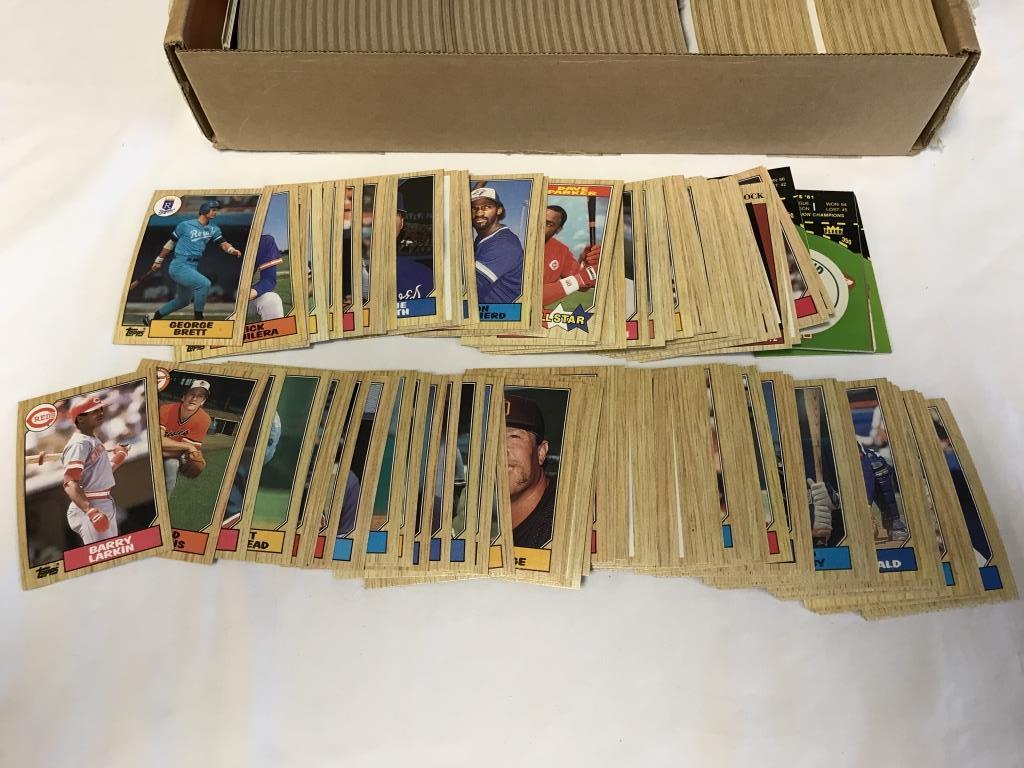 1987 Topps Baseball Card Complete Set 792 Cards