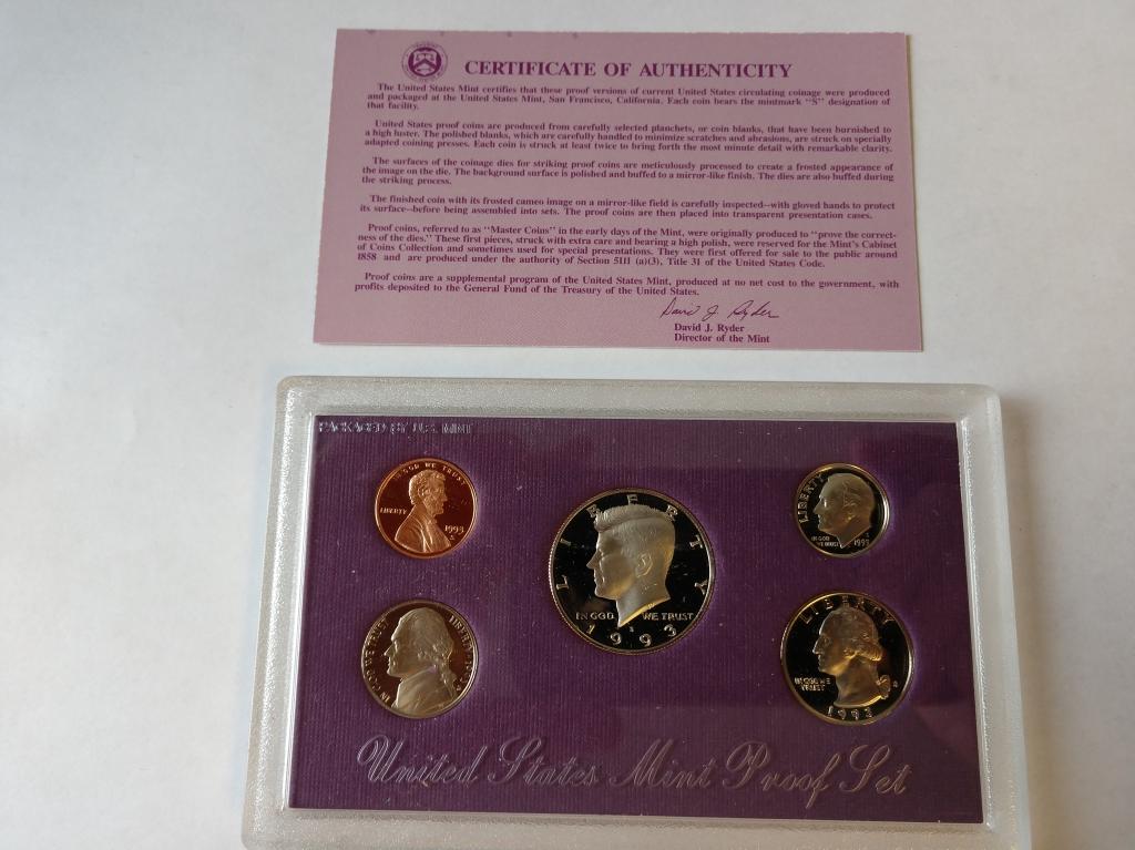 1993-S United States Mint Proof Set