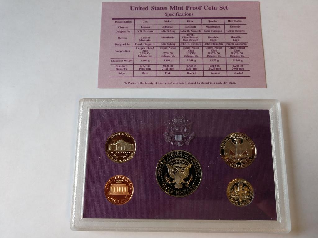 1993-S United States Mint Proof Set