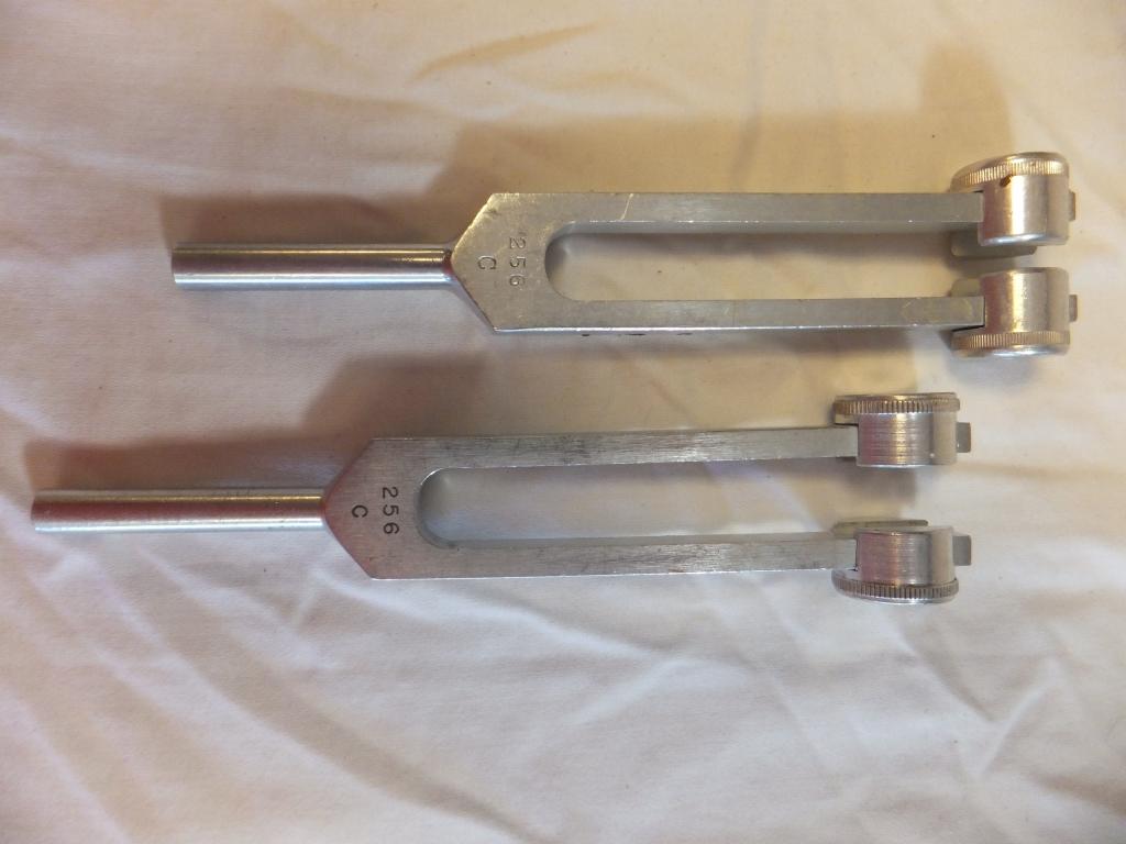 Lot of 2 Medical 256 Hertz Tuning Forks