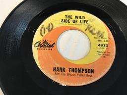 HANK THOMPSON The Wild Side Of Life 45 RPM 1963