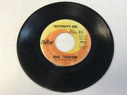 HANK THOMPSON The Wild Side Of Life 45 RPM 1963