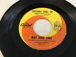 NAT KING COLE All Over The World 45 RPM 1963