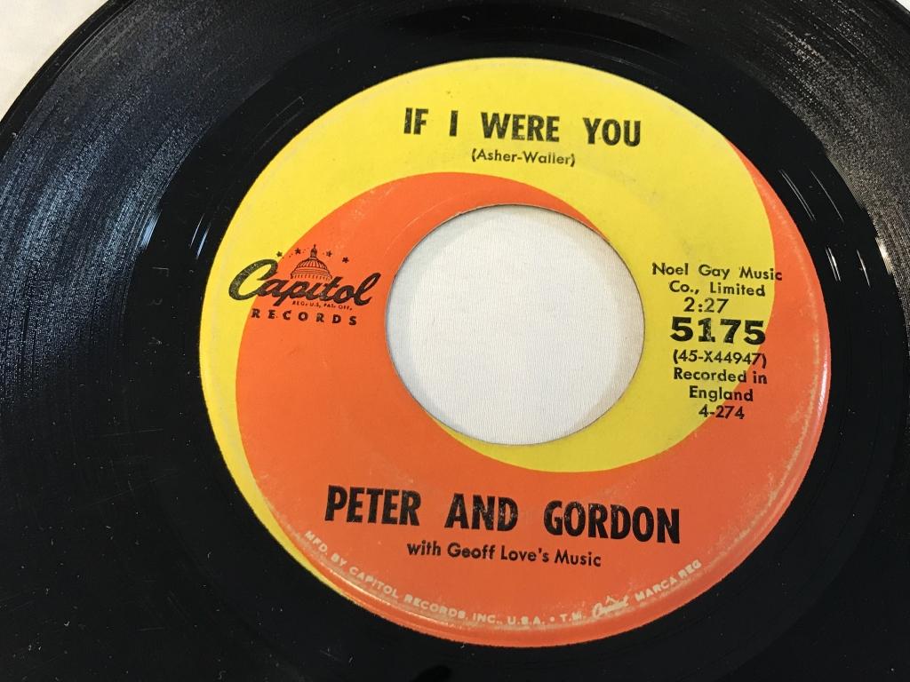 PETER AND GORDON A World Without Love 45 RPM