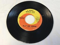 PETER AND GORDON A World Without Love 45 RPM