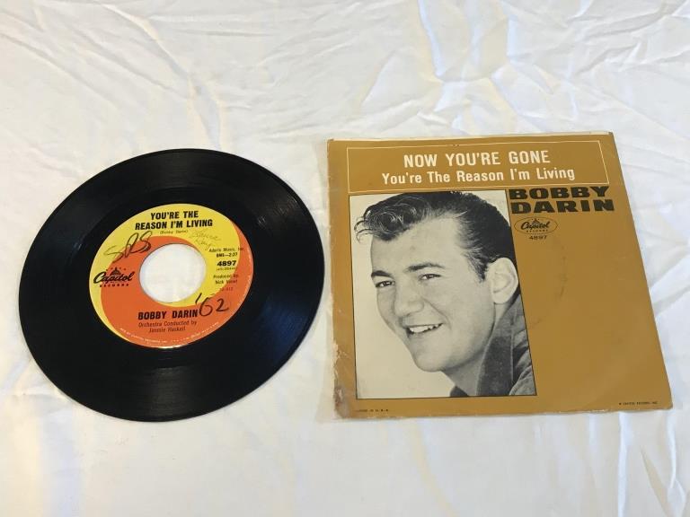 BOBBY DARIN You're The Reason I'm Living 45 RPM