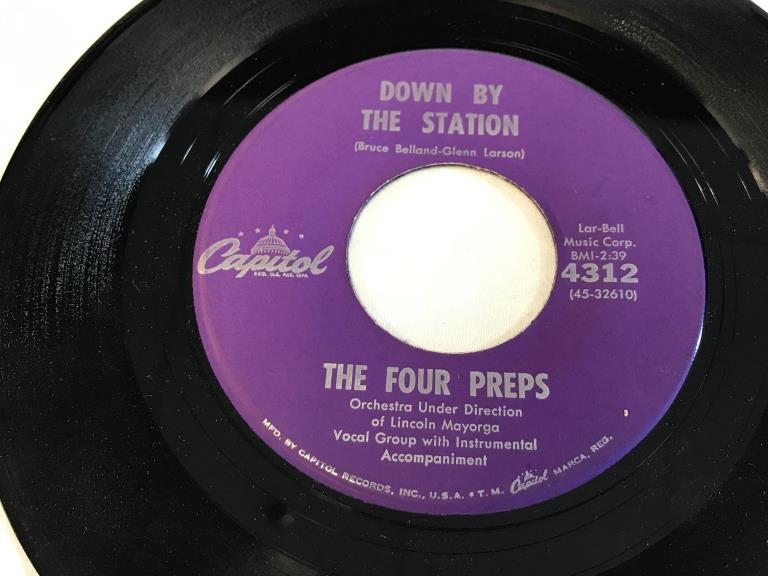 THE FOUR PREPS Down By The Station/Listen Honey 45