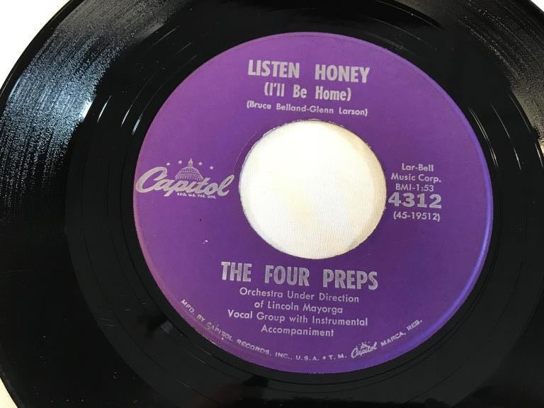 THE FOUR PREPS Down By The Station/Listen Honey 45