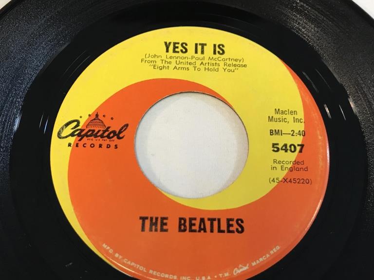 BEATLES Nowhere Man/What Goes On 45 RPM 1966