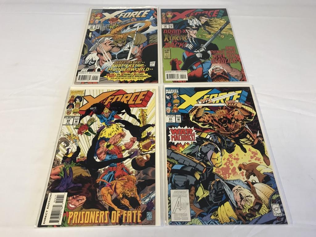 Lot of 8 X-FORCE Marvel Comic Books