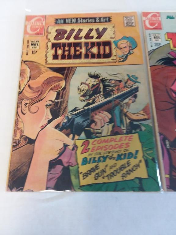 Lot of 3 BILLY THE KID Charlton Comic Books