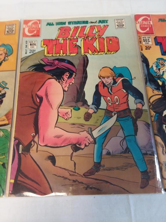 Lot of 3 BILLY THE KID Charlton Comic Books