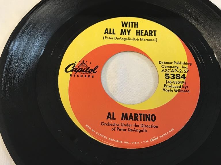 AL MARTINO Somebody Else Is Taking My Place 45 RPM