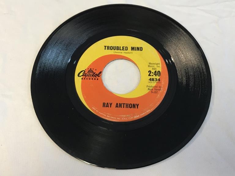 RAY ANTHONY I Almost Lost My Mind 45 RPM 1962