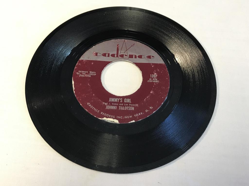 JOHNNY TILLOTSON Jimmy's Girl 45 RPM 1960