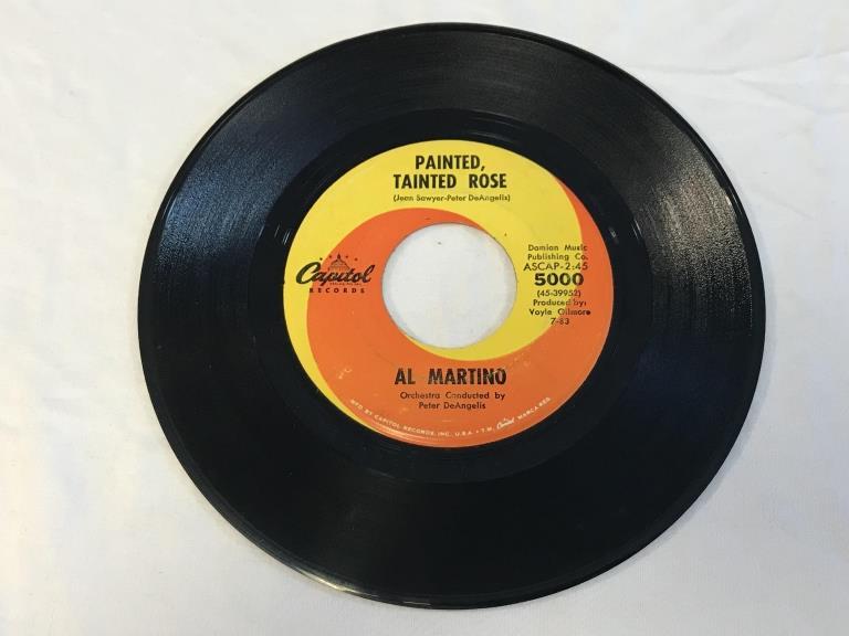 AL MARTINO Painted, Tainted Rose 45 rpm 1963