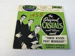 THE ORIGINAL CASUALS Three Kisses Past Midnight 45