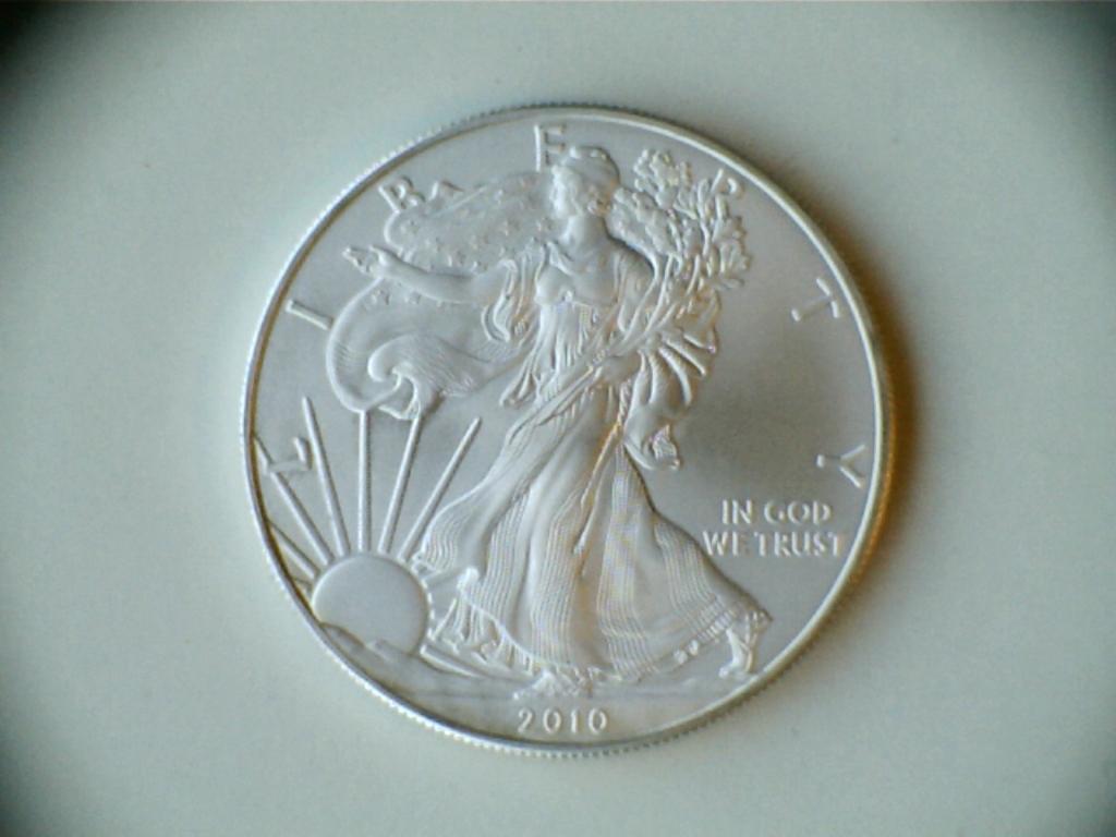 2010 1oz .999 Silver American Eagle Dollar