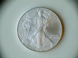 2010 1oz .999 Silver American Eagle Dollar