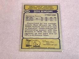 OZZIE NEWSOME Browns 1979 Topps ROOKIE Card HOF