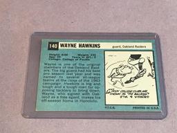 WAYNE HAWKINS Raiders 1964 Topps Football Card