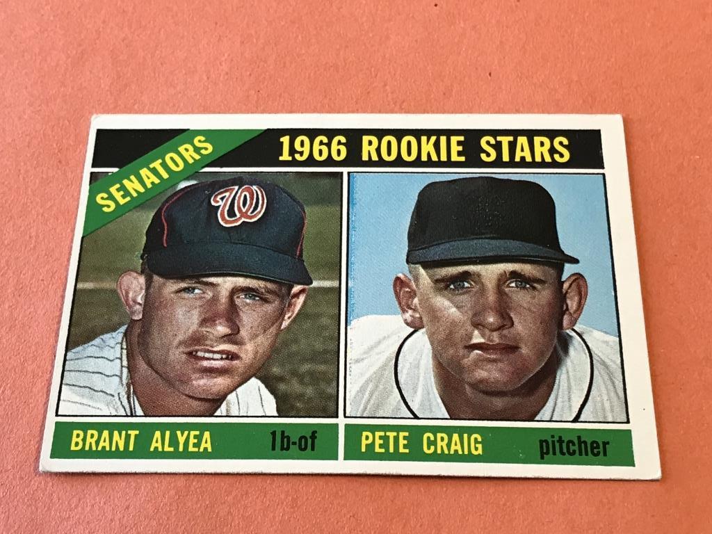 SENATORS ROOKIE STARS 1966 Topps Baseball Card