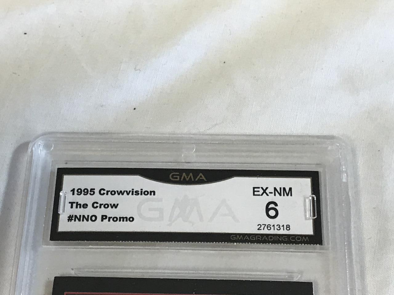 THE CROW Brandon Lee 1995  Promo Card Graded 6