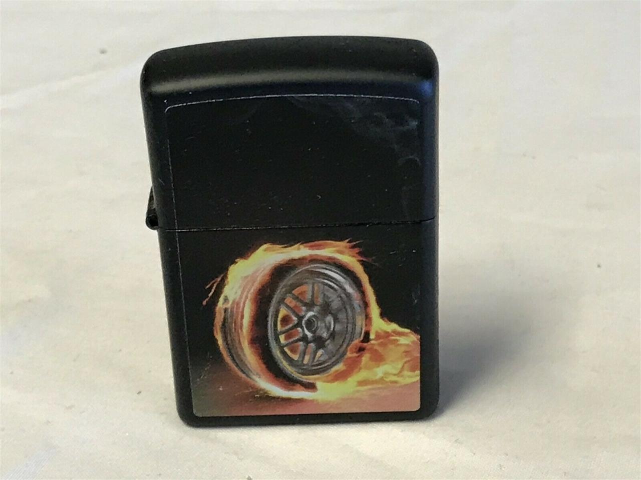 Zippo BURNING WHEEL Windproof Lighter NEW with box