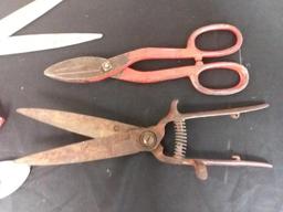 Lot of 5 Vintage Shears and Snippers