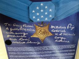 GI JOE Figure Medal Of Honor Mitchell Paige SIGNED