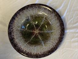 Blown Glass Fruit Bowl Centerpiece