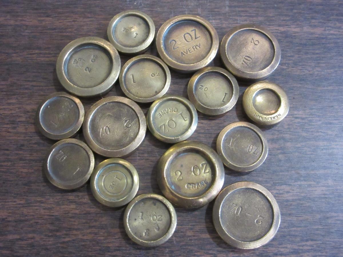 Lot of 16 Various Small Weights