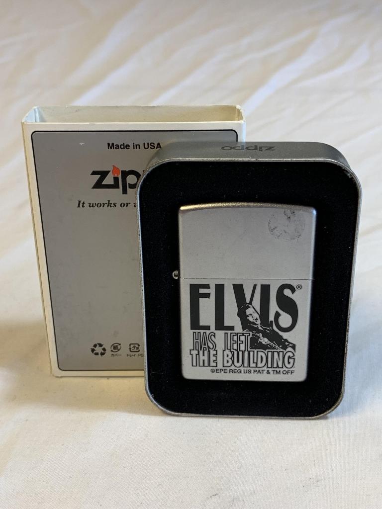 Zippo ELVIS HAS LEFT THE BUILDING Lighter NEW