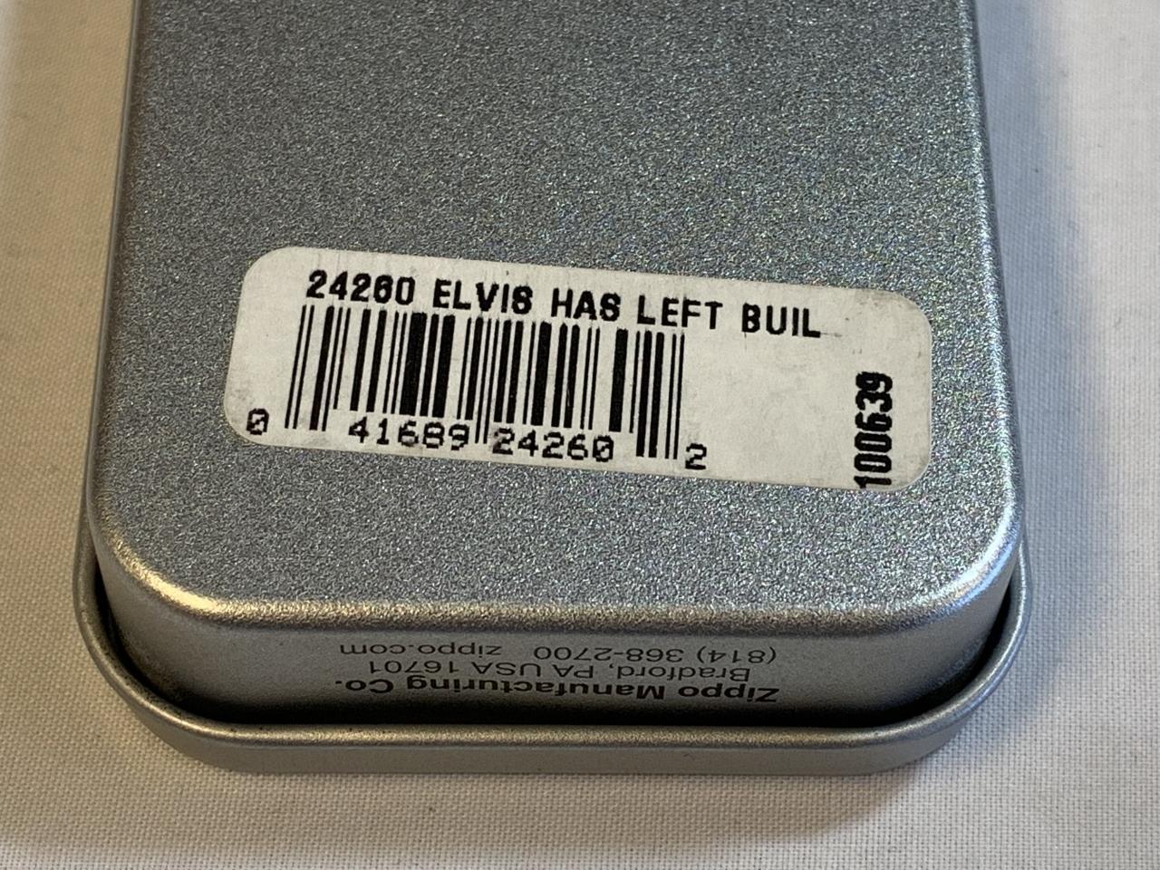 Zippo ELVIS HAS LEFT THE BUILDING Lighter NEW