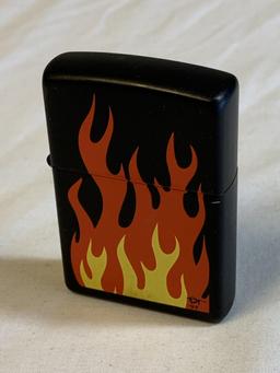 Zippo FLAMES Lighter NEW