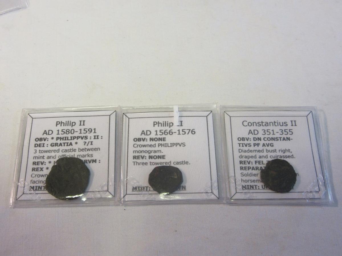 Lot of 3 Ancient Greece Coins