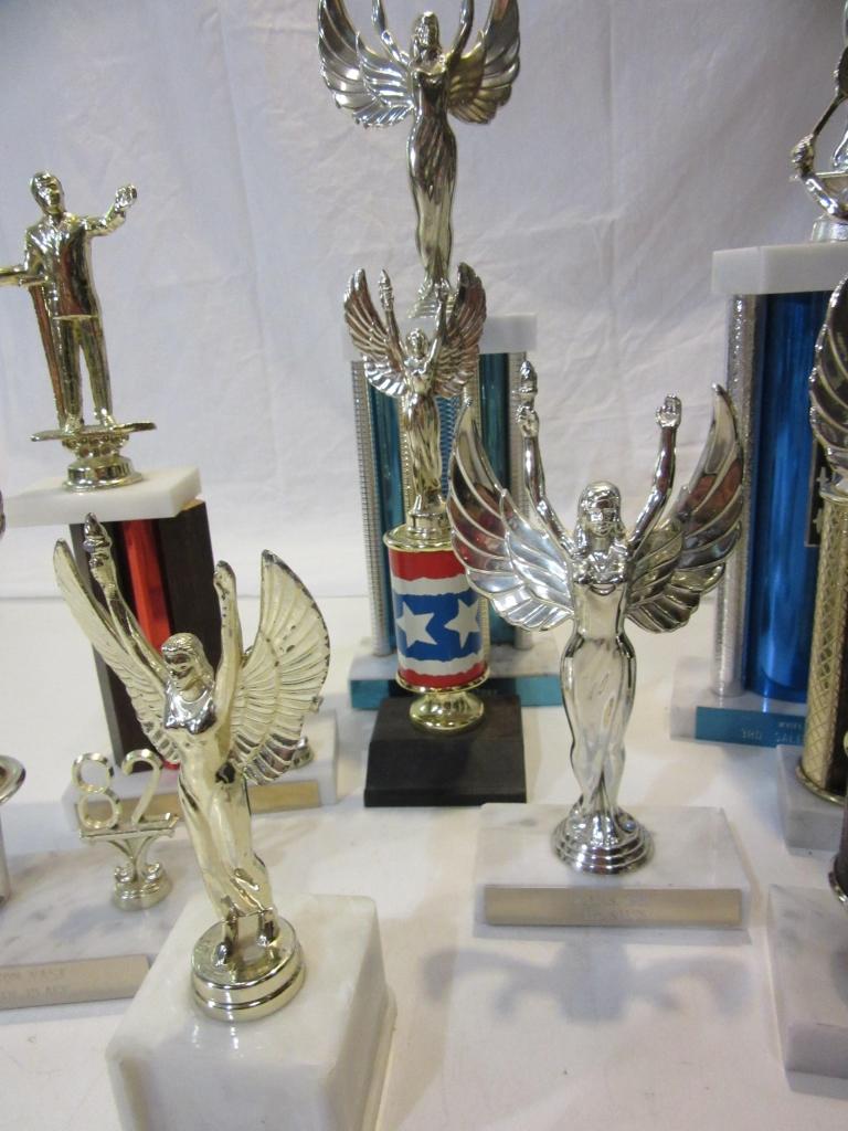 Lot of 9 Vintage Trophies