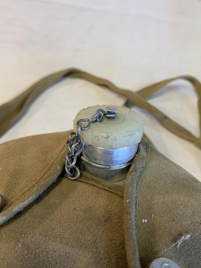 Boy Scouts of America vintage canteen w/case