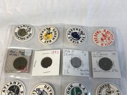 Lot of NFL Football Pogs and also 4 Tax Tokens